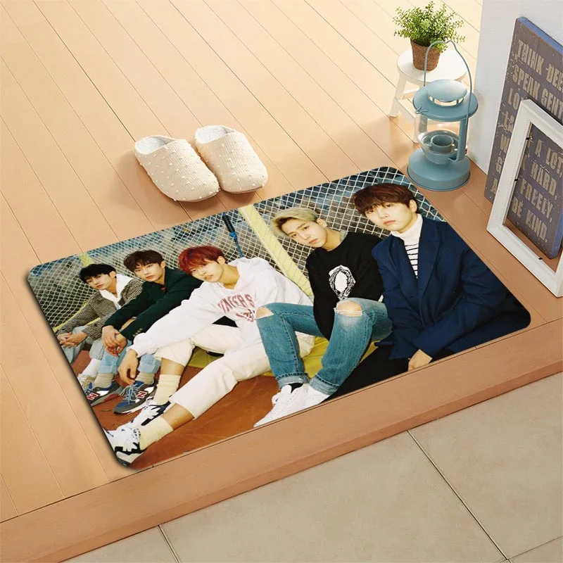 Хороший B1A4 KPOP Коврик для двери, напольный коврик для дома, креативный коврик, супер мягкий Впитывающий Коврик для ванной комнаты, входная дверь, 40X60 см, 50x80 см - Цвет: 18