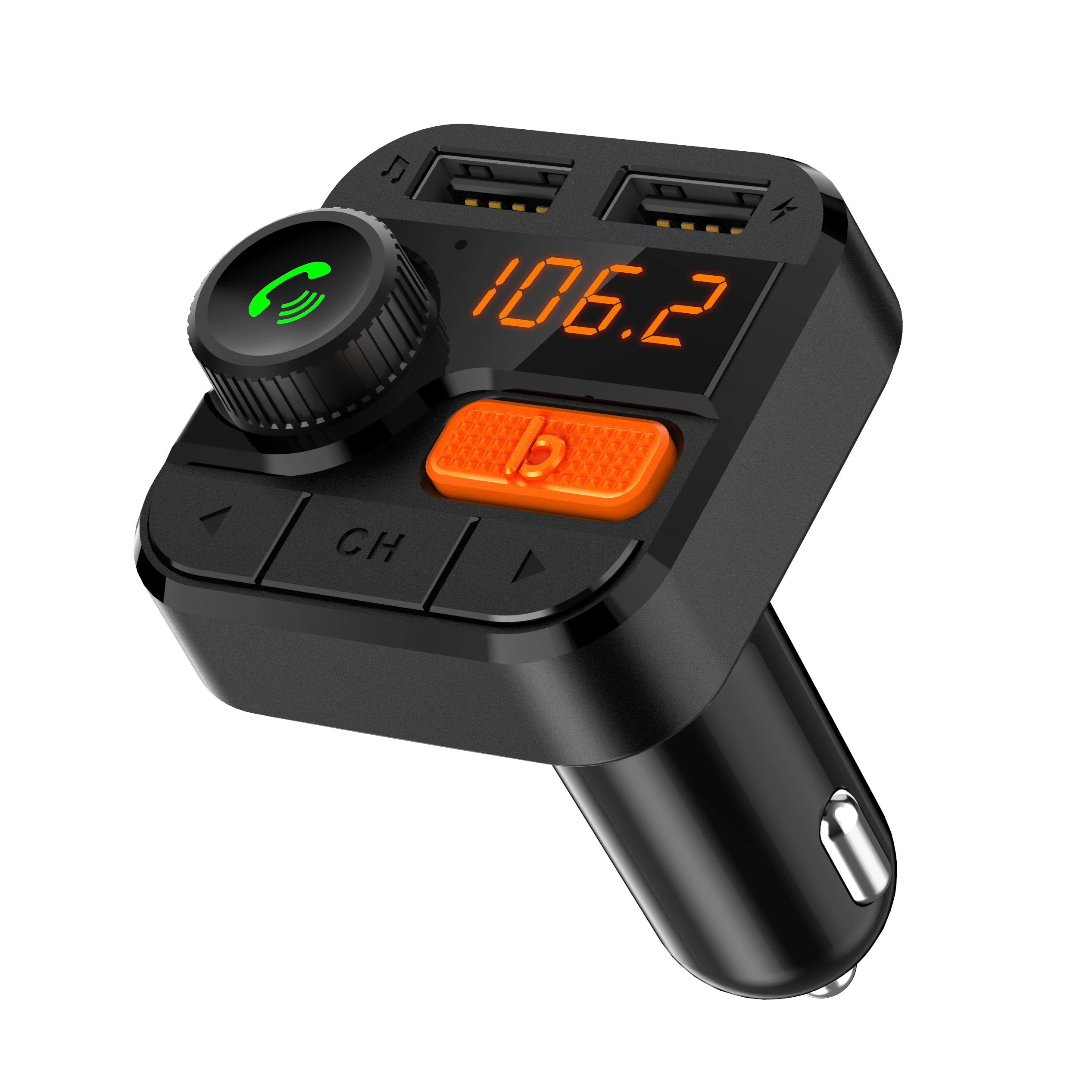 BT82D хит Bluetooth 5,0 Автомобильный MP3-плеер Bluetooth fm-передатчик комплект Hands-Free 3.1A двойной USB Автомобильное зарядное устройство автомобильные аксессуары