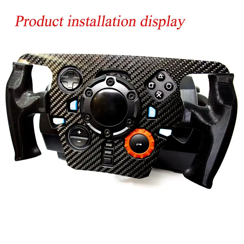 GT3 Carbon Fiber Style Steering Wheel Mod For Logitech G29 Plate