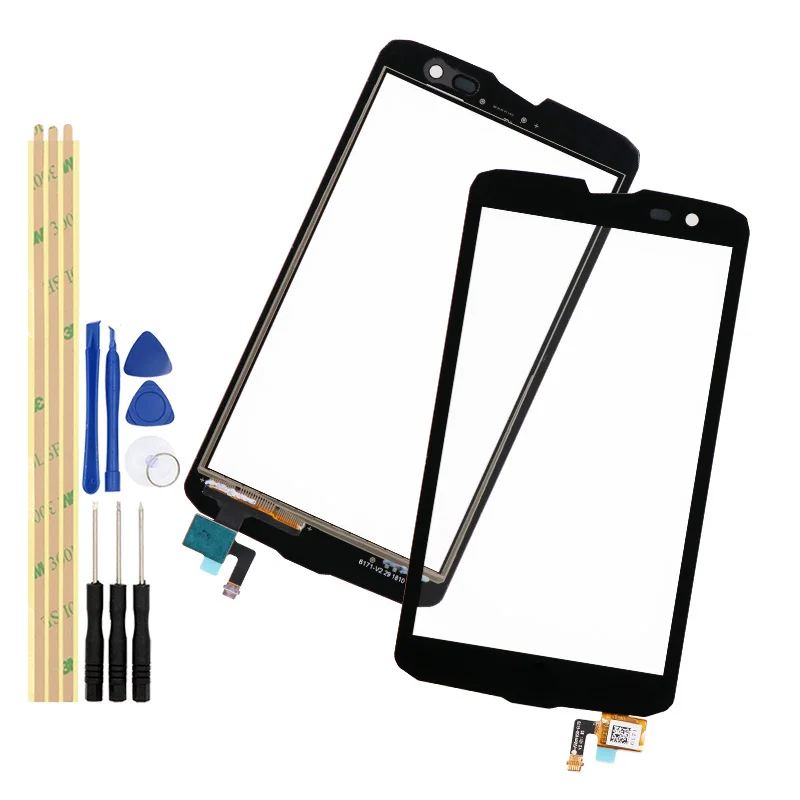 5.0 Inch Touch Glass Front High For Crosscall Action-X3 X3 Touch Screen Touch Digitizer Panel Glass+Tools Adhesive