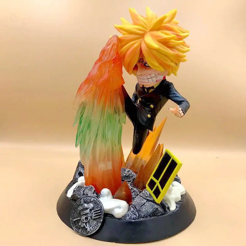 

Donghong Anime One Piece/Sea King PT Sanji Matthew Wind Leg Sanji Statue Boxed Garage Kit Model