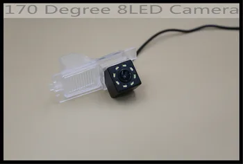 

170 Degree 8LED Reverse Camera Parking Car rear view camera for Ssangyong kyron rexton Night Vision Car Canera
