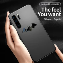 Ultra ince Metal Batman mat pc telefon kılıfı için Huawei P30 P20 onur V20 V10 10 9 Lite Pro Nova manyetik koruma kapağı Coque(China)