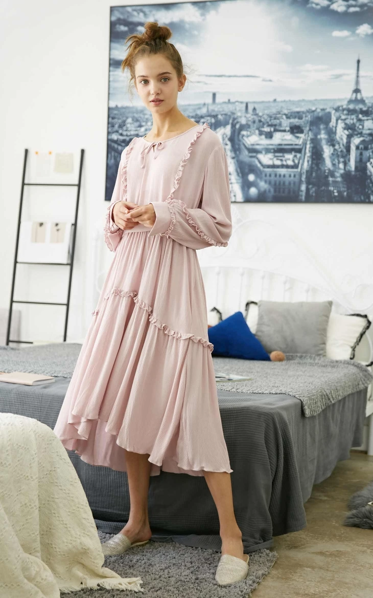 Vero Moda женское платье с оборками и шнуровкой для дома | 31837D524