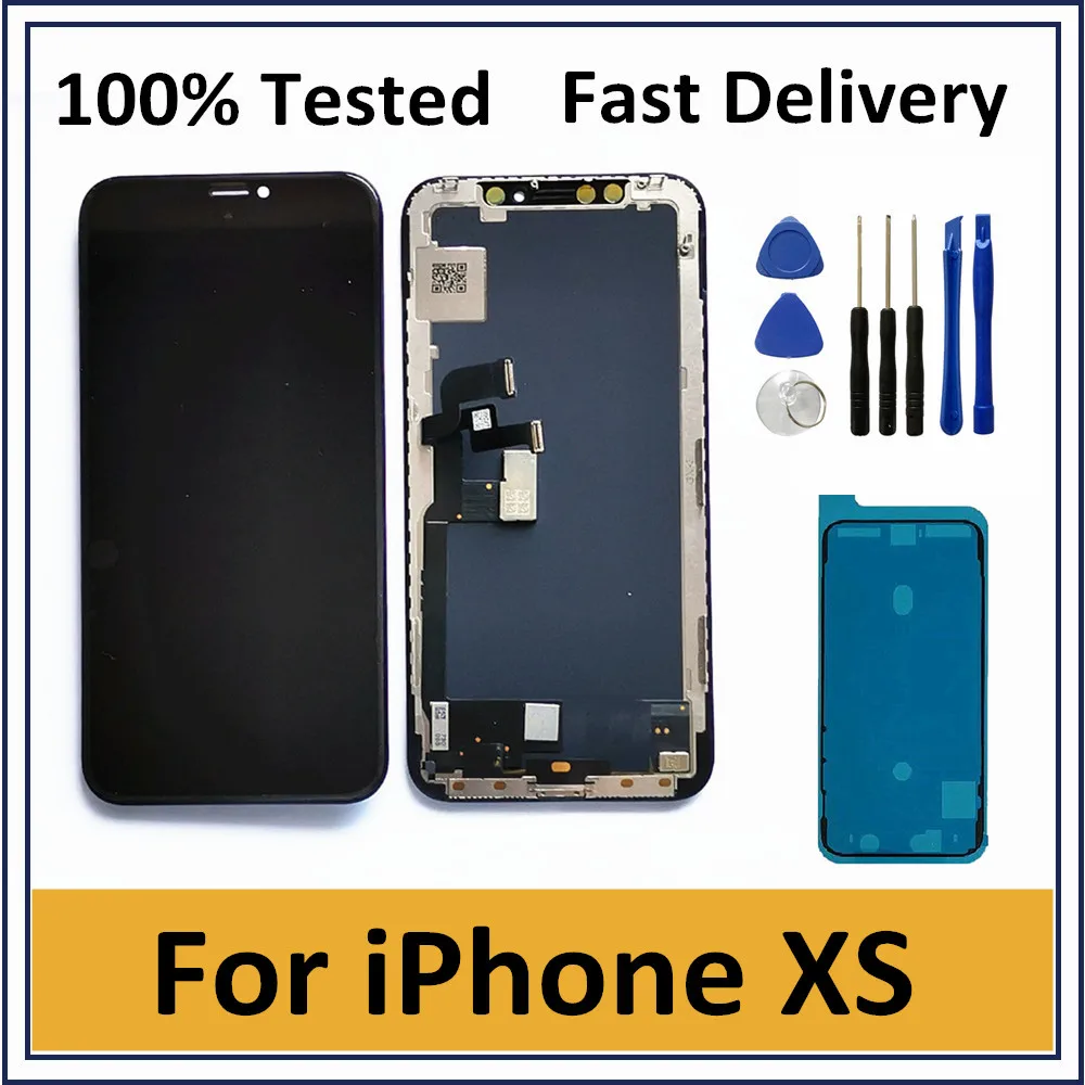 

5.8'' OLED LCD For iPhone XS With 3D Touch Digitizer Display For iPhoneXS LCD Display Touch Panel Digitizer Assemly Replacement