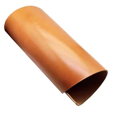 Schöne 2,0mm Natürliche Öl Bee wachs Leder Kuh Haut Leder Echtes Leder für Diy Leder Handwerk Oberfläche wachs polieren(China)
