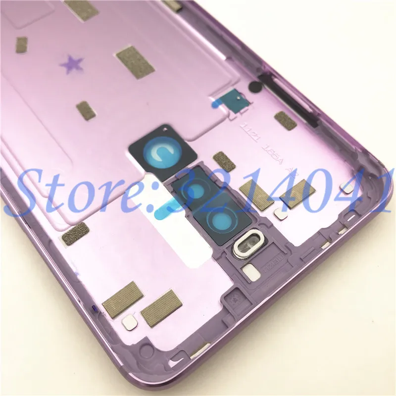 New Metal Battery Door Back Cover Housing Case 6.0" For Meizu Note 8 M822H With Camera Lens(Without Power Volume Buttons