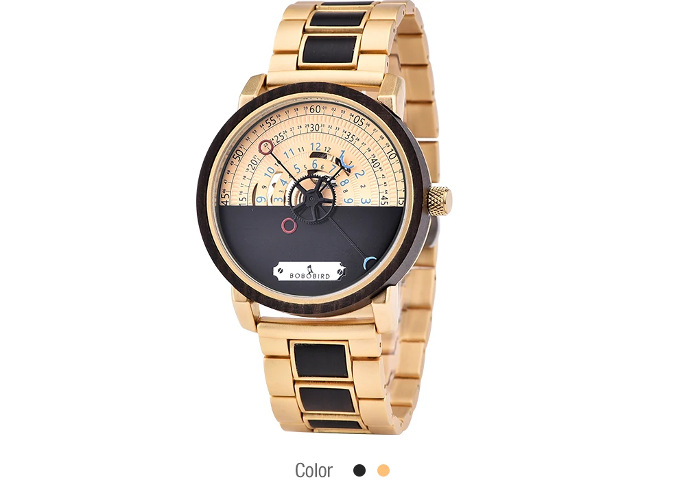 New Automatic Mechanical Watch BOBO BIRD Men Wooden Wristwatch Christmas Gifts for Family Dropship relogio masculino