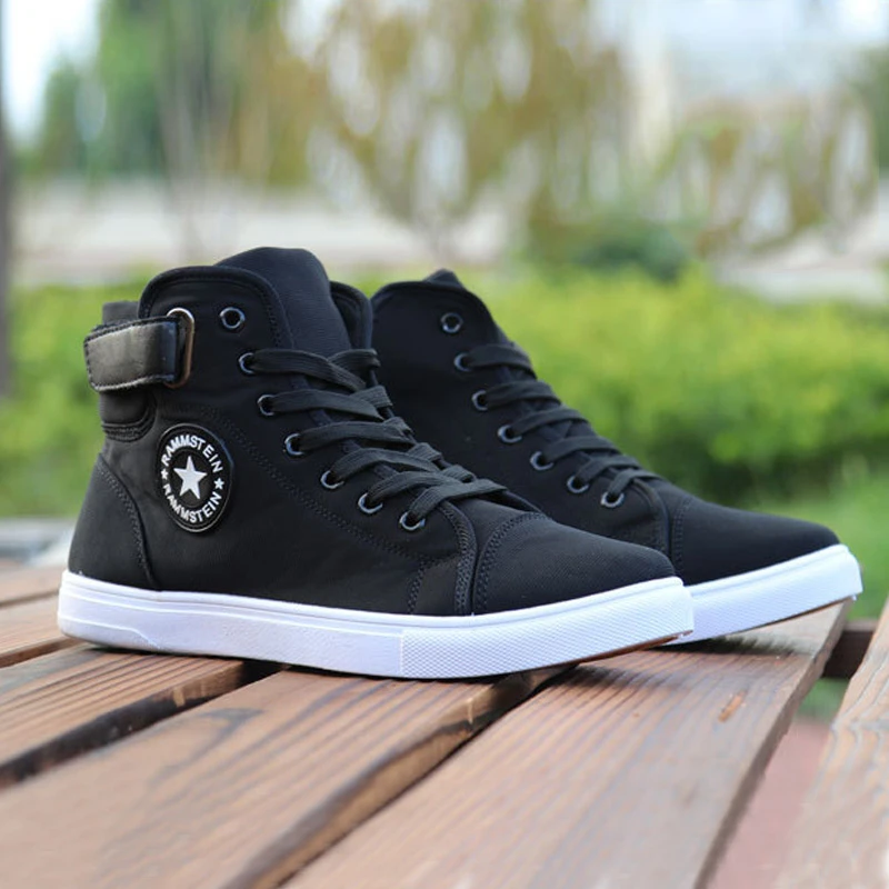 mens high top casual shoes