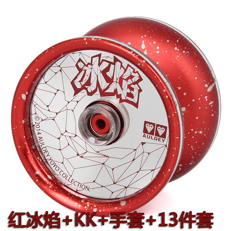 YO-YO Audi Ice Crystal Double Diamond Ice Blazing Teens 4 Fire высококачественный металл йо-йо ледяное пламя S