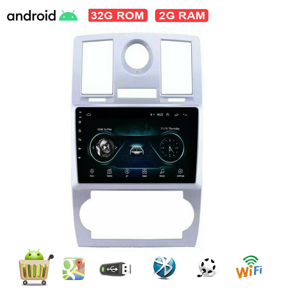 2din Android 10 1 автомобильное радио GPS навигация для Chrysler Aspen 300C 2004 2005 2006 2007 2008