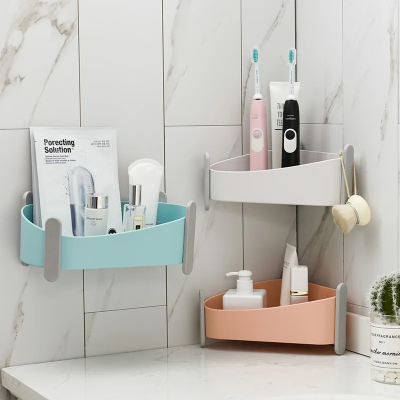 Bathroom Storage Rack Kitchen storage Rectangle Semicircle Wall Shelf Bathroom Organizer Shelves For Wall Shelf Makeup Organize