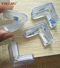 

TYRY.HU 20pcs Child Baby Safety Silicone Protector Table Corner Edge Protection Cover Children Anticollision Edge & Guards