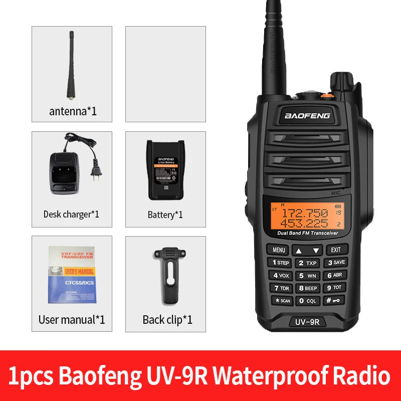 two way radios for sale Baofeng UV-6 PLUS Longer range Walkie Talkie Rechargeable 7W Power Dual Band ham radio transceiver  uv-5r  cb radio For Hunting mini walkie talkie Walkie Talkie