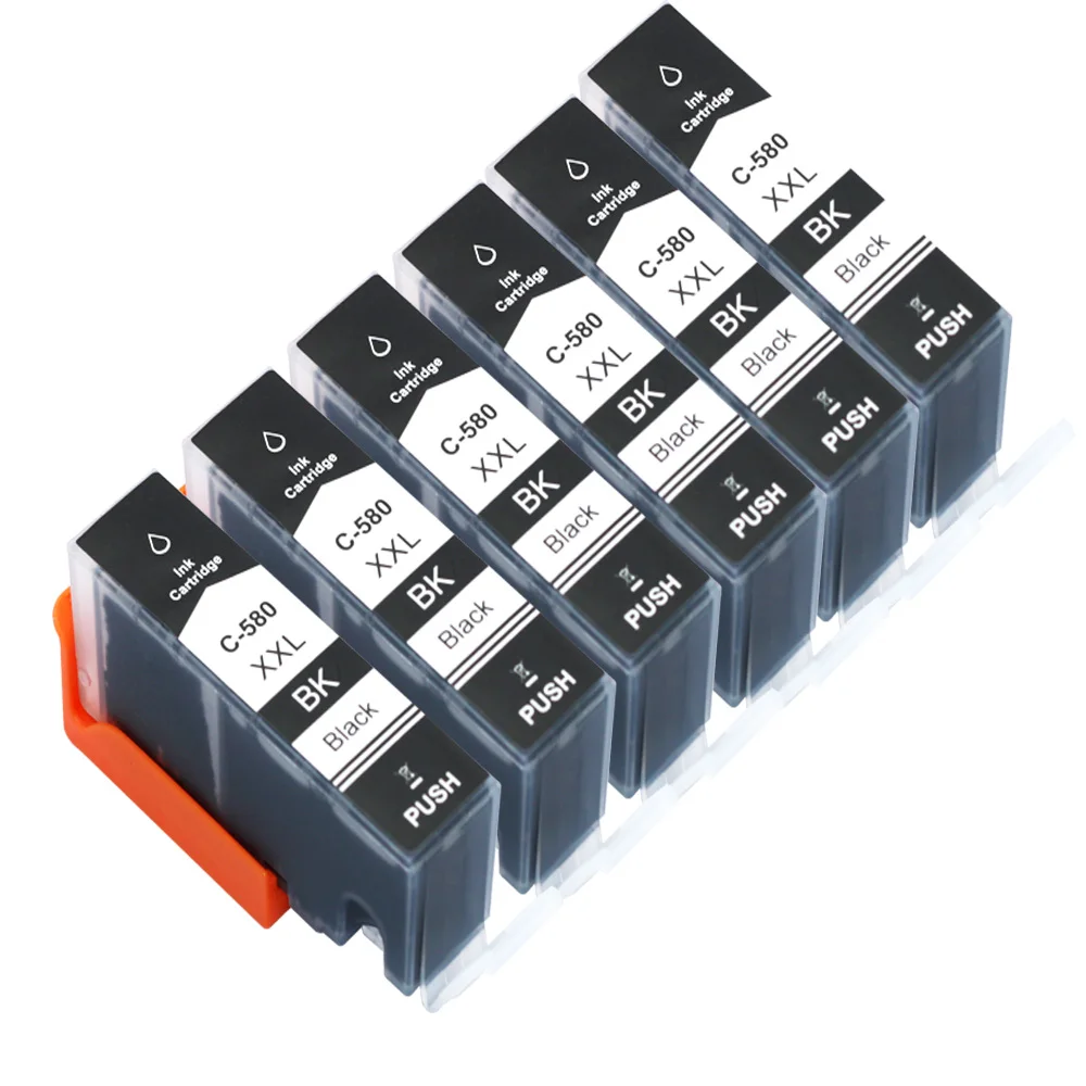 Printer supplies Ink cartridge Inkjet ink cartridge PGI-580XXL Compatible Ink Cartridges for Canon 580 581 TS9550 TS705 TR8550 TS8350 TS8351TS6150 TS6151 TS6250 TS6350 TS6351
