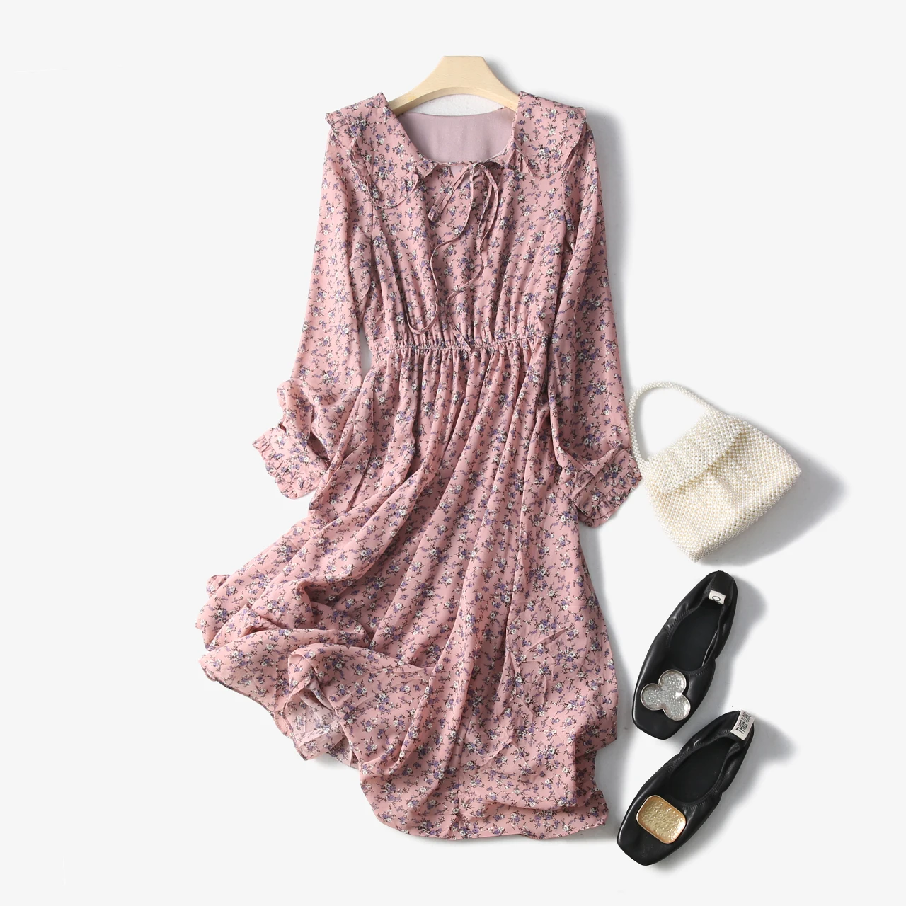 Топ дизайн! 2020 Ранняя весна Новое поступление офисное женское цельное платье