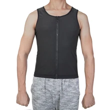 FLORATA мужской корсет, мужской жилет для сауны, формирователь, ультра пот, формирователь, рубашка, черная Талия, мужской формирователь, для похудения, талии, тренажер, Корректирующее белье