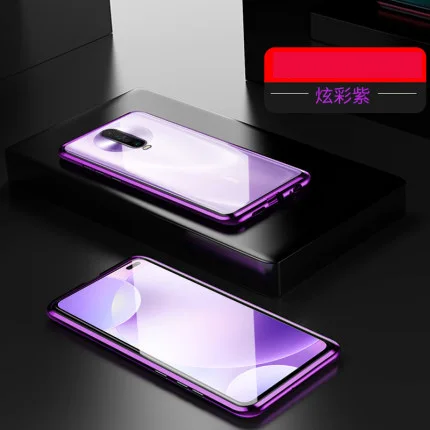 Для Xiaomi Redmi K30 pro металлическая двухсторонняя задняя крышка из закаленного стекла Redmi K30 pro 5G Алюминиевый прозрачный чехол