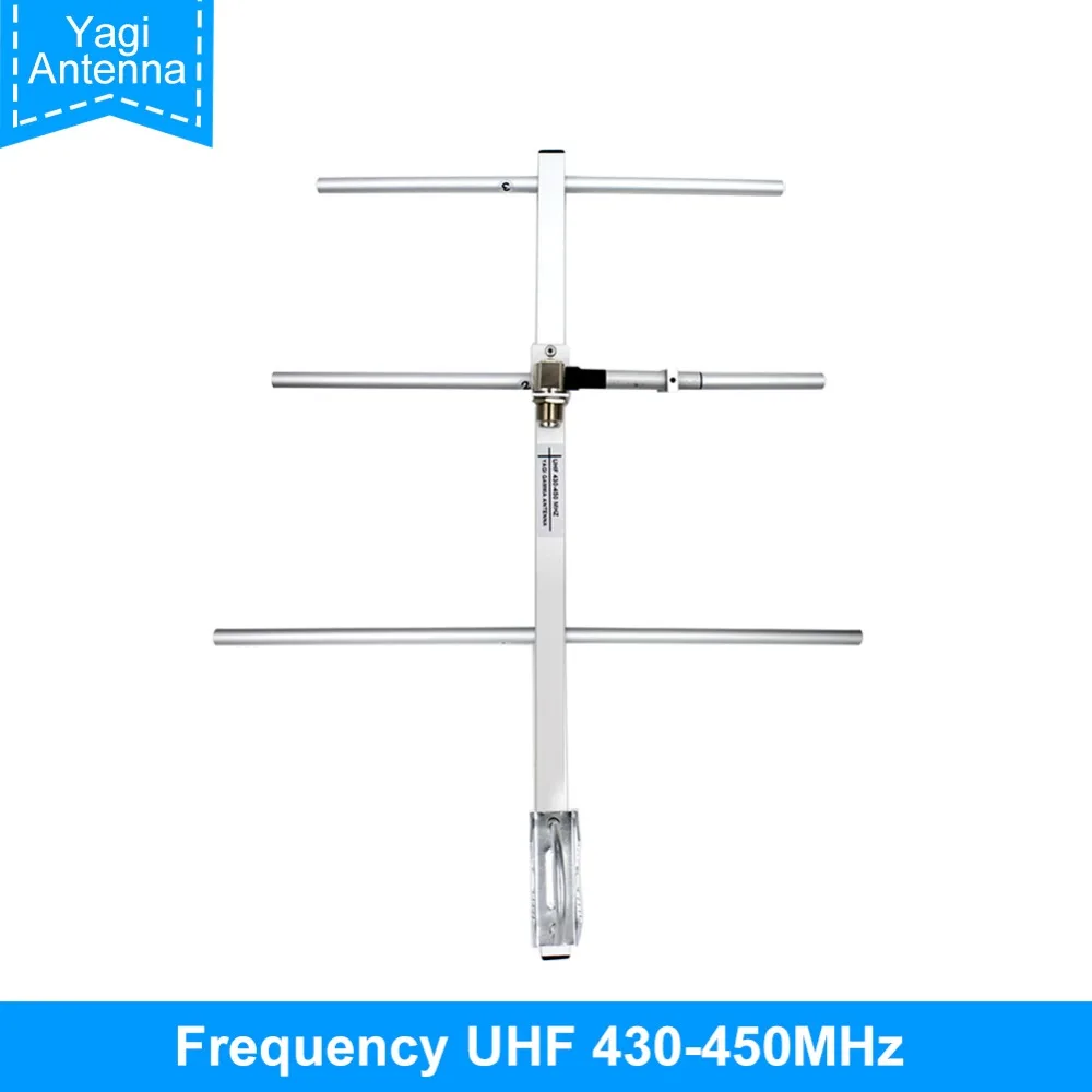 Ailunce AY01 с высоким коэффициентом усиления Yagi UHF 430-450 МГц гнездовой разъем рация