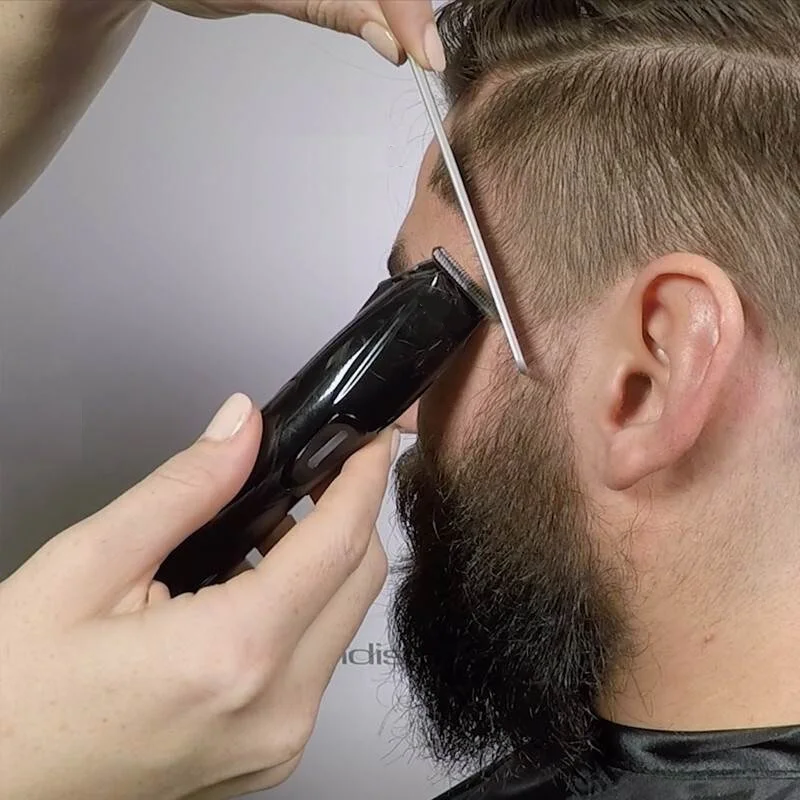 Мужская машинка для стрижки волос, профессиональный триммер для бороды, электрическая Беспроводная Машинка для стрижки волос, совместимая с andis barber