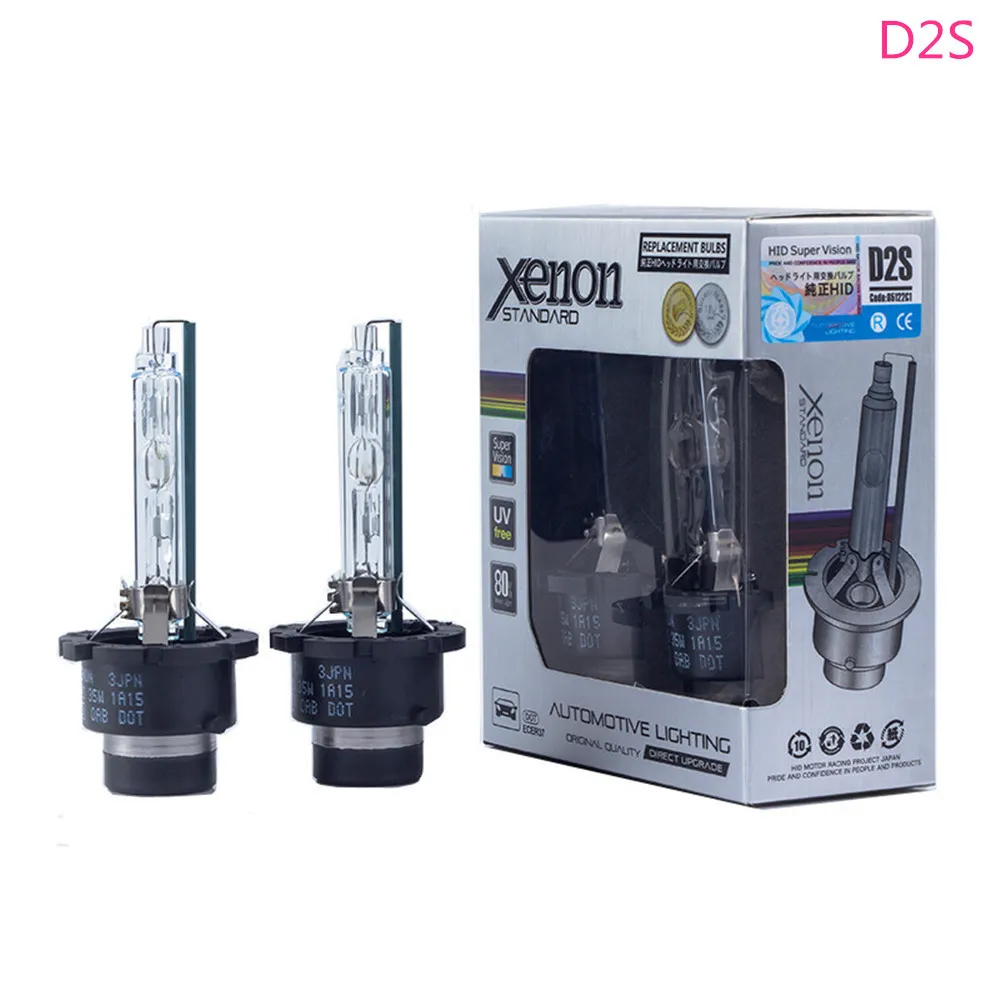 2X D2S D2 12 в 35 Вт ксеноновые HID лампы Автомобильные фары замена для Audi A8 A6 C5 C6 для Volkswagen vw new Beetle Passat B5
