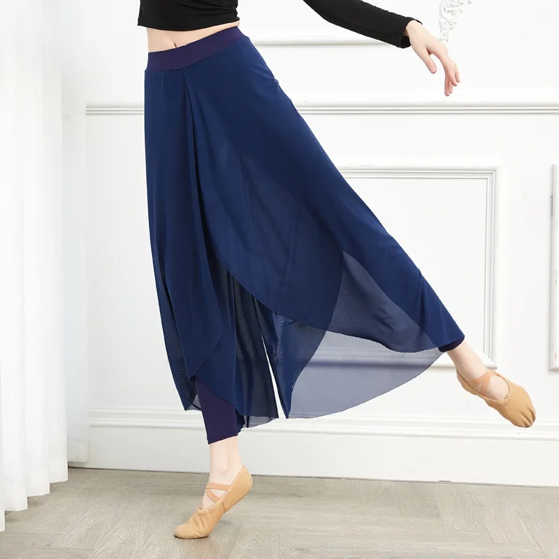 

Adult Belly Dance Mesh Palazzo Pants Wide Leg Trousers Modal Leggings Inside Costume for Women Dancing Clothes Dancer Wear