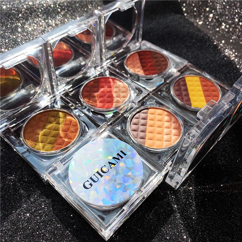 Chameleon Shimmer Matte Pigmented Eyeshadow Palette Glitter Shiny Multi Chrome Eyeshadow Pallete Powder Cosmetic Makeup Palette