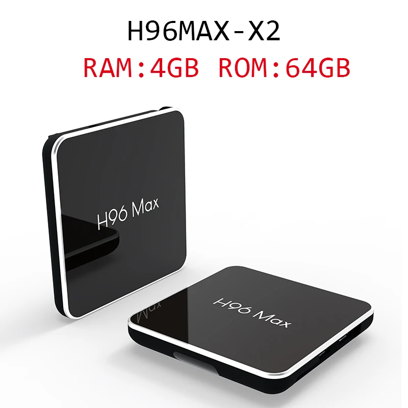 4GB64GB Предпродажа H96MAX-X2 Android 8,1 неречевой ТВ приставка Amlogic S905X2 4GB32GB BT 2,4G/5,8G двойной Wifi USB 3,0 HD2.1 для Android ТВ приставка - Цвет: 4GB64GB