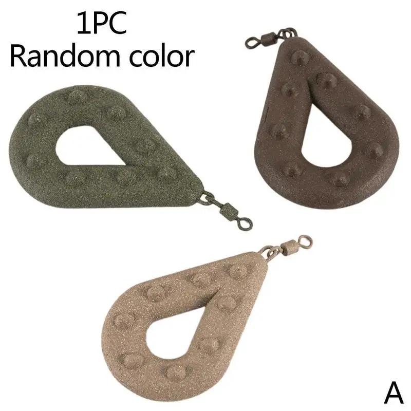 

Three-color Random European Oyster Fishing Environmental Protection Coating Flat Lead Pendant Bawang Sandbag Pendant