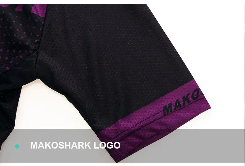 MAKOSHARK, детская одежда для верховой езды, быстросохнущая летняя одежда с короткими рукавами, униформа для шоссейного велосипеда, одежда для велоспорта, командные комплекты