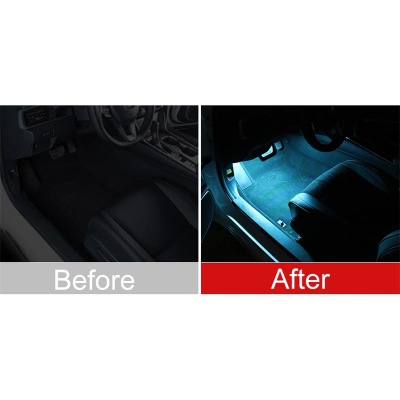 12V LED Car Interior Atmosphere Light Decoration Lamp Soles Ambient foot lights For Honda Civic Accord CRV 2018 2019 Accessories 12V LED Car Interior Atmosphere Light Decoration Lamp Soles Ambient foot lights For Honda Civic Accord CRV 2018 2019 Accessories