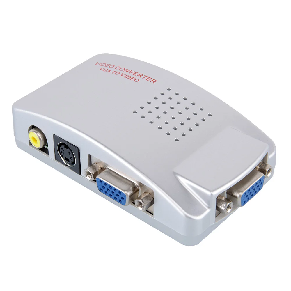Переходник с VGA на AV RCA S-Video DAC (цифровой аналоговый конвертер) |