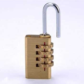 

Mini 4 Digits Number Password Code Lock Combination Padlock Resettable For Travelling Bag Door SDF-SHIP