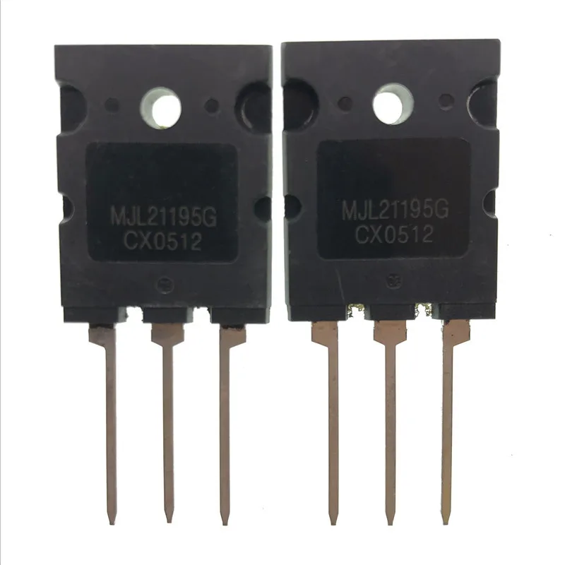 5 пар MJL21195G MJL21195 + MJL21196G MJL21196 TO 3PL 16A 250V 200W NPN PNP кремниевый силовой транзистор новый и
