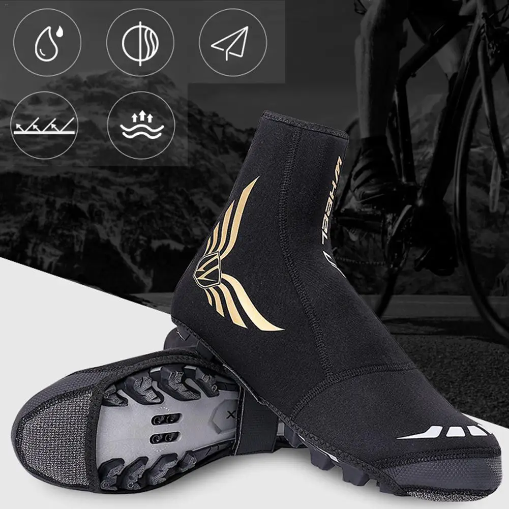 

Mountain Road Bike Shoe Cover Windproof Waterproof Outdoor Bicycle Cycling Shoe Cover Warm Lock Shoe Cover