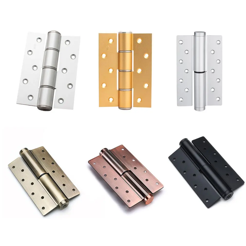 

6Inch Stealth Door Automatic Door Closer Hinge Hydraulic Buffer Damping Spring Hinged Blind Door Self-Closing Page Right Open
