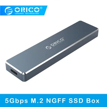 

ORICO USB 3.1 Type-C Hard Disk Drive Case Box 5Gbps Aluminum Alloy M.2 NGFF SSD Enclosure for Windows Mac OS Linux PC Support 2T