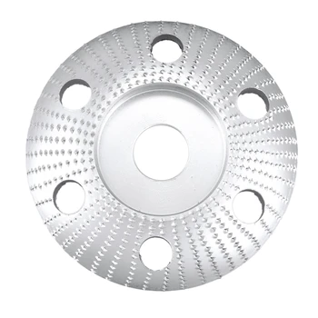 

4.5Inch Wood Shaping Disc Round Carving Disc with Hole 22mm Bore Sanding Grinder Wheel for 115 125 Angle Grinder