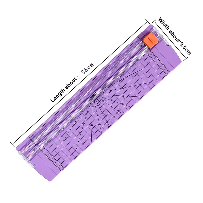 Portable Paper Cutter Plastic Base Office Home Stationery Knife A5/A4