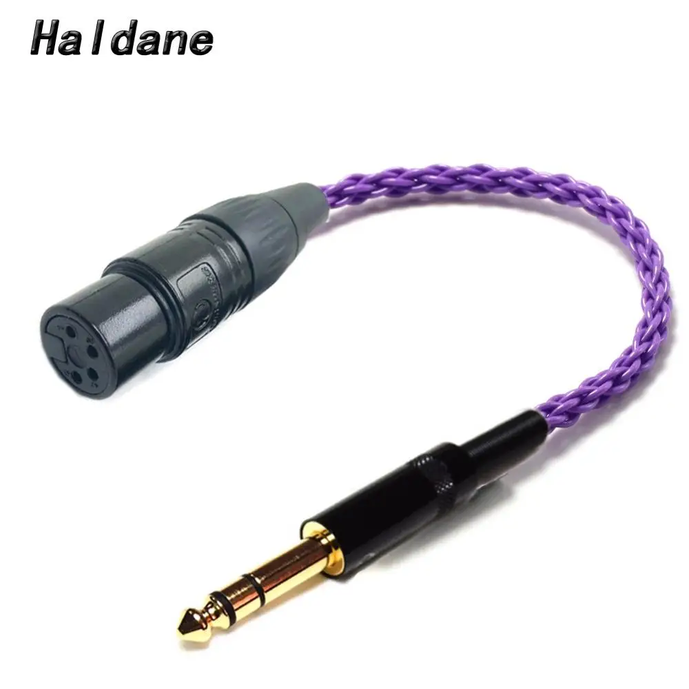 Холдейн Hi-Fi 6 35 мм 1/4 Мужской к 4-контактный разъём XLR балансный подключения ТРС