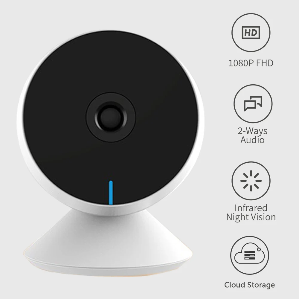 HD 1080P проектор для домашнего Wi-Fi ip-камера видеонаблюдения с поддержкой Wi-Cloud Камера Беспроводной 2-полосная аудио запись Ночное Видение видеонаблюдения Видеоняни и радионяни, система видеонаблюдения, мини-камера