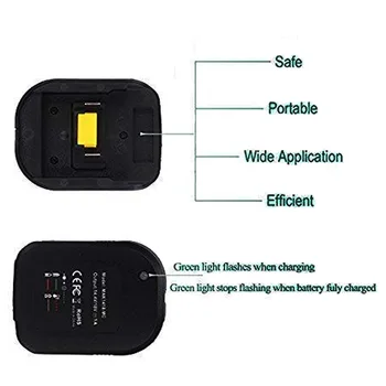 

1A Lithium Battery Charger For Makita 14.4V 18V BL1415 BL1430 BL1815 BL1830 BL1850 EU Plug Compact Design easy to carry