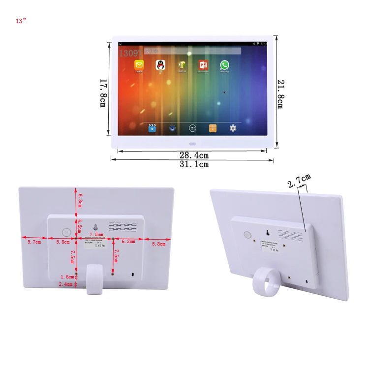HDMI батарея IPS сенсорный экран 10 1 &quot8 Гб цифровая фоторамка умная электроника WiFi