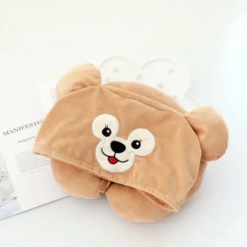 Медведи Duffy и shelliemay stellalou Rabbit ухода за кожей шеи U формы из пены с эффектом памяти NAP самолет путешествия с капюшоном Шея Подушка u-образной формы Подушка дорожная подушка - Color: 1