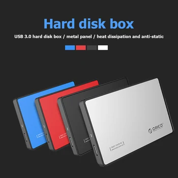 

ORICO Ultra Thin USB 3.0 HDD SSD Case 5Gbps 2.5 inch SATA External Hard Drive Enclosure Support 4TB Tool Free for Windows MAC OS