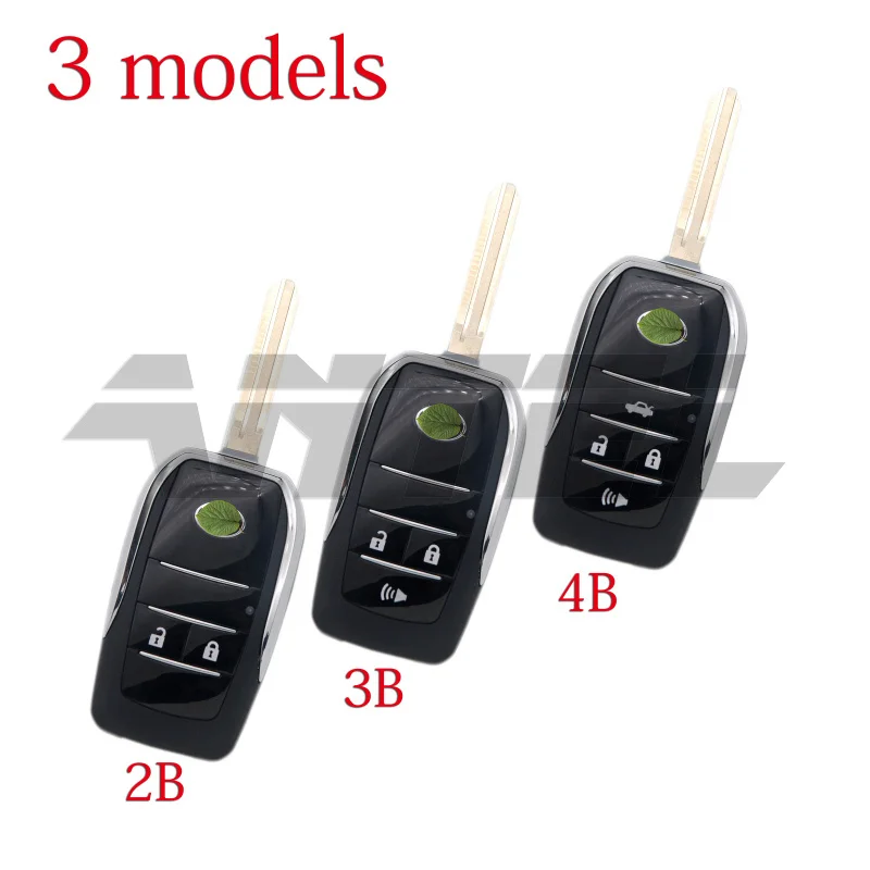 Раскладной дистанционный ключ ANTEL для Toyota Yaris Wish Camry Corolla Hilux Fortuner innova FCCID: 314,3/B41TH 433,92/B44TA B42TA