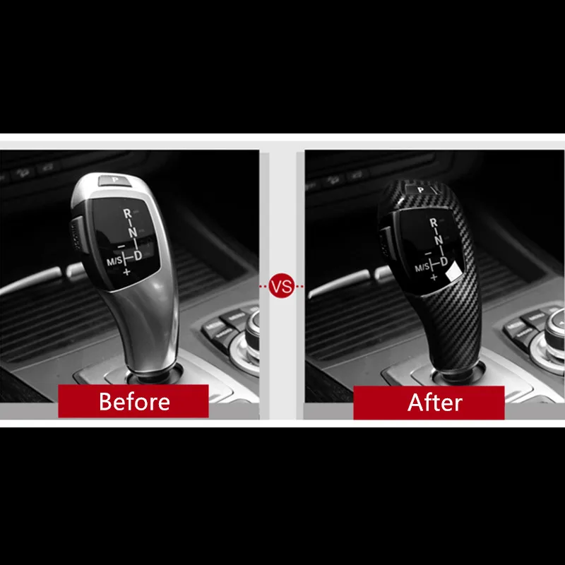 ABS рукоятка переключения передач рукав Накладка для BMW E60 E70 E71 X5 X6 2008 2014 LHD