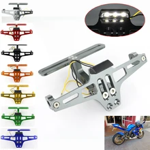 Для Honda NC700S NC750S NC700X NC750X CBR250RR CB500F CBR650F ЧПУ Алюминиевый держатель номерного знака задний Tidy Fender Eliminator Kit