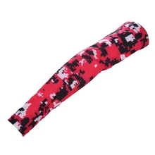 1x унисекс спортивный компрессионный рукав-Бейсбол Футбол Баскетбол(розовый+ черный+ белый, Молодежный S