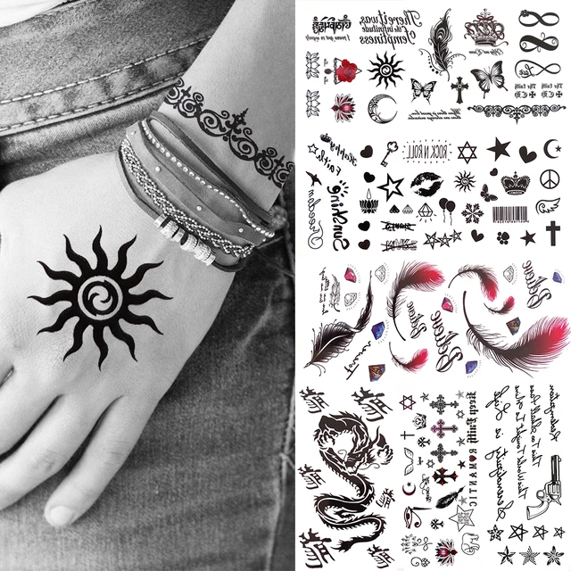 Tattoo Sun, Cross, Image & Photo (Free Trial) | Bigstock